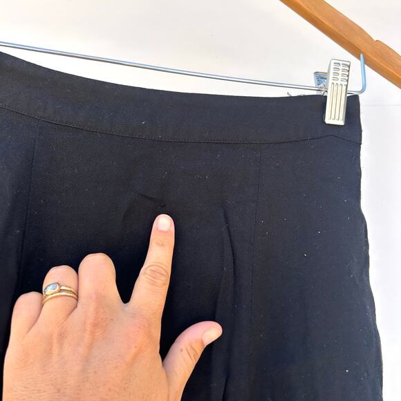 Reformation Flounce Mini Skirt High Waisted Short Black y2k Size 2 - Picture 5 of 8